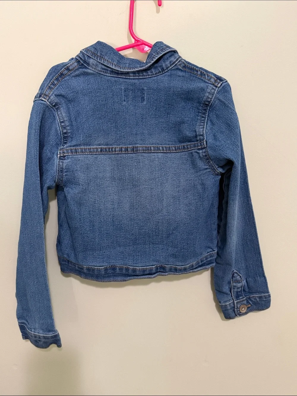 The Children's Place Blue Denim Jean Jacket with Button Front